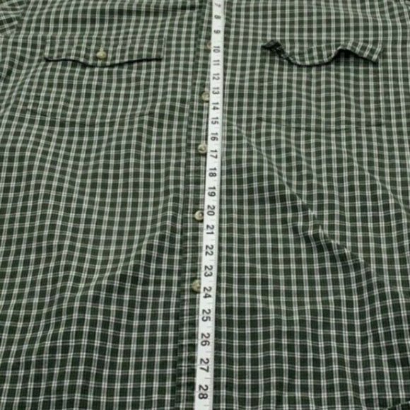 Mossy Oak Green White Collared Western Shirt - Picture 5 of 11